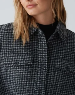 Outlet Overshirt JUNISA Loose mit Wolle Blazer & Westen