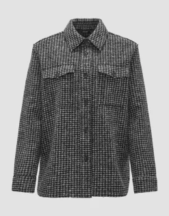Outlet Overshirt JUNISA Loose mit Wolle Blazer & Westen