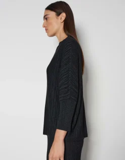 Online Oversize Pullover TIZZI Loose mit Schimmer Effekt Strick
