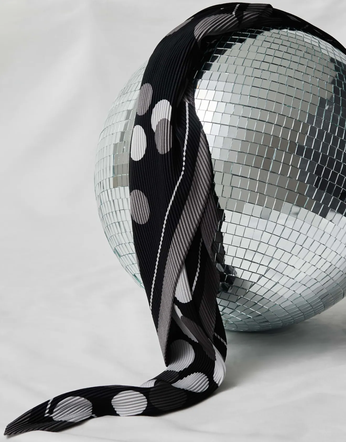 Hot Plisseetuch AEDGY mit Print Accessoires