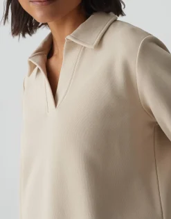 Sale Poloshirt GONUT Regular aus Baumwoll Mix Sweat