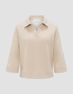 Sale Poloshirt GONUT Regular aus Baumwoll Mix Sweat