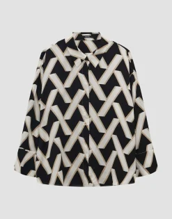 Discount Printbluse ZITANO Loose aus nachhaltiger Viskose Blusen