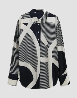 Shop Printbluse ZOUNA Loose aus schimmernder Viskose Blusen