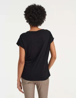 Clearance Printshirt SETRO PRINT Regular aus fließendem Material Mix Shirts