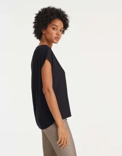 Clearance Printshirt SETRO PRINT Regular aus fließendem Material Mix Shirts