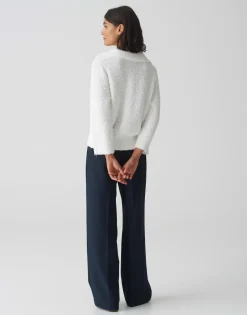 Hot Pullover PORASI Regular mit gekräuselter Textur Strick