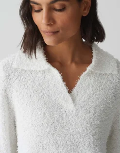 Hot Pullover PORASI Regular mit gekräuselter Textur Strick