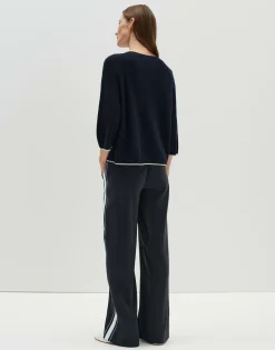 Outlet Ripppullover Tijou Loose mit Kaschmir Strick