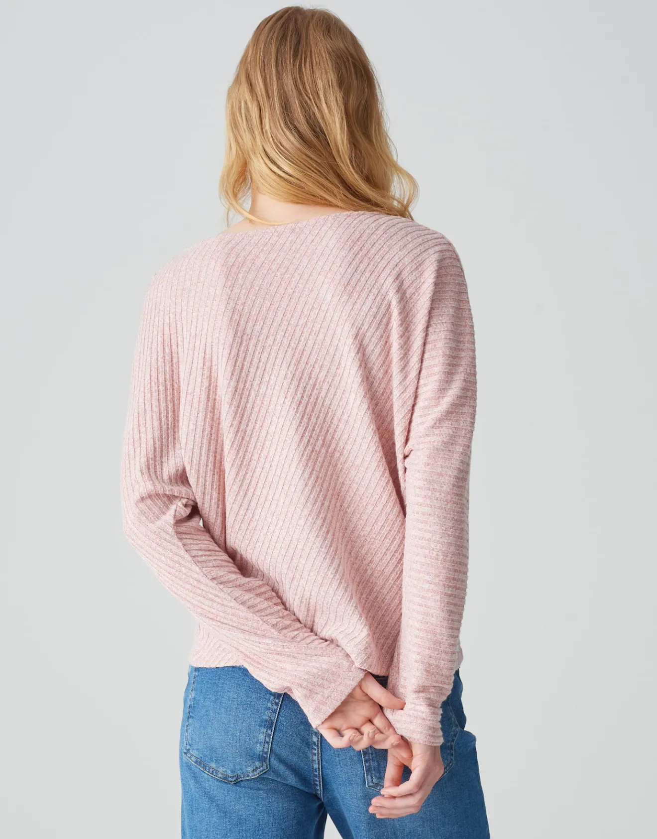 Fashion Rippshirt SAKIM Batwing Fit aus weichem Jersey Shirts