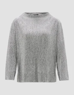 Hot Rippshirt SATALLA Regular aus schimmerndem Jersey Shirts