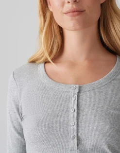 Cheap Rippshirt SENLEY Slim aus nachhaltigem Baumwoll Mix Shirts