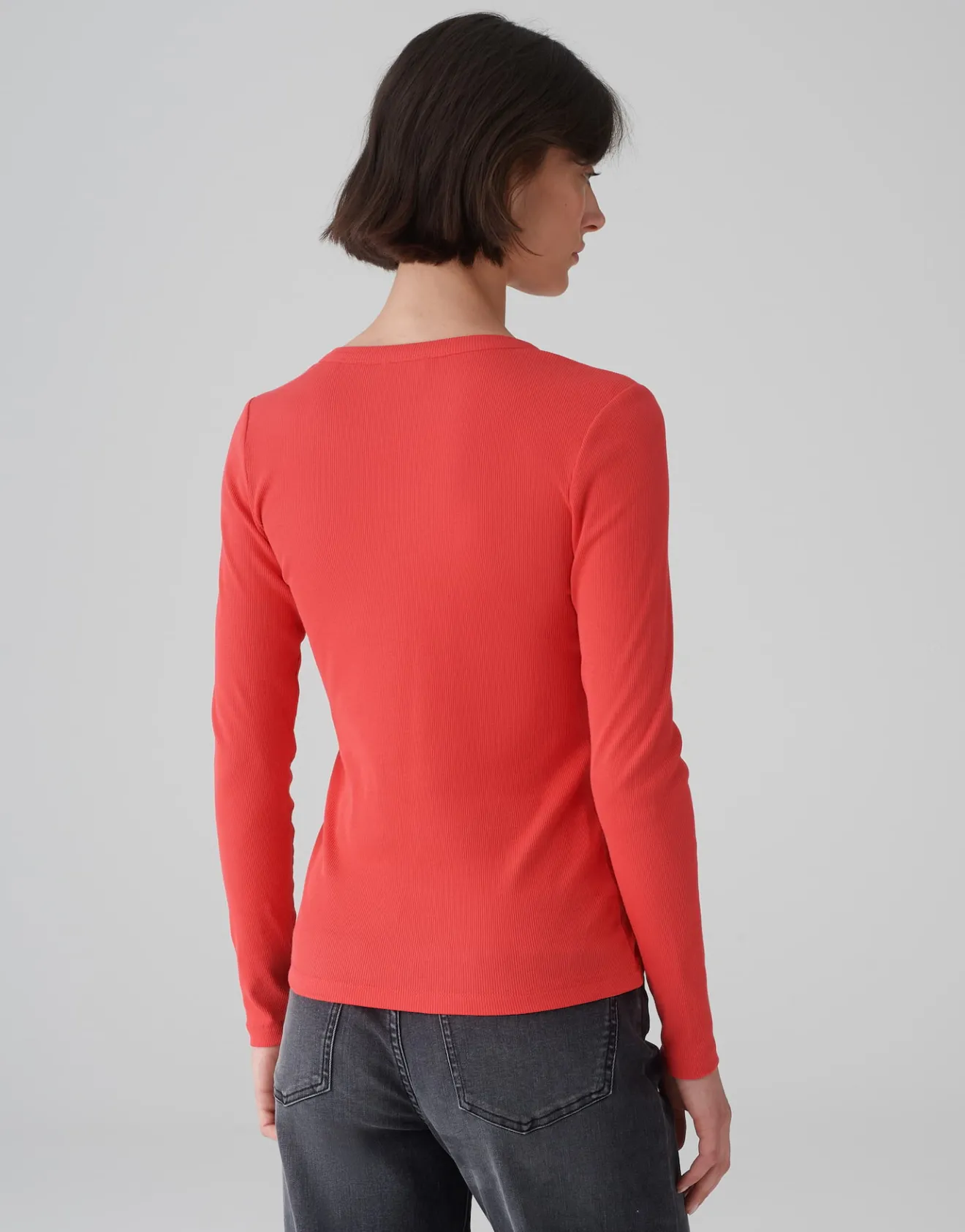 Discount Rippshirt SENLEY Slim aus nachhaltigem Baumwoll Mix Shirts