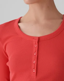 Discount Rippshirt SENLEY Slim aus nachhaltigem Baumwoll Mix Shirts