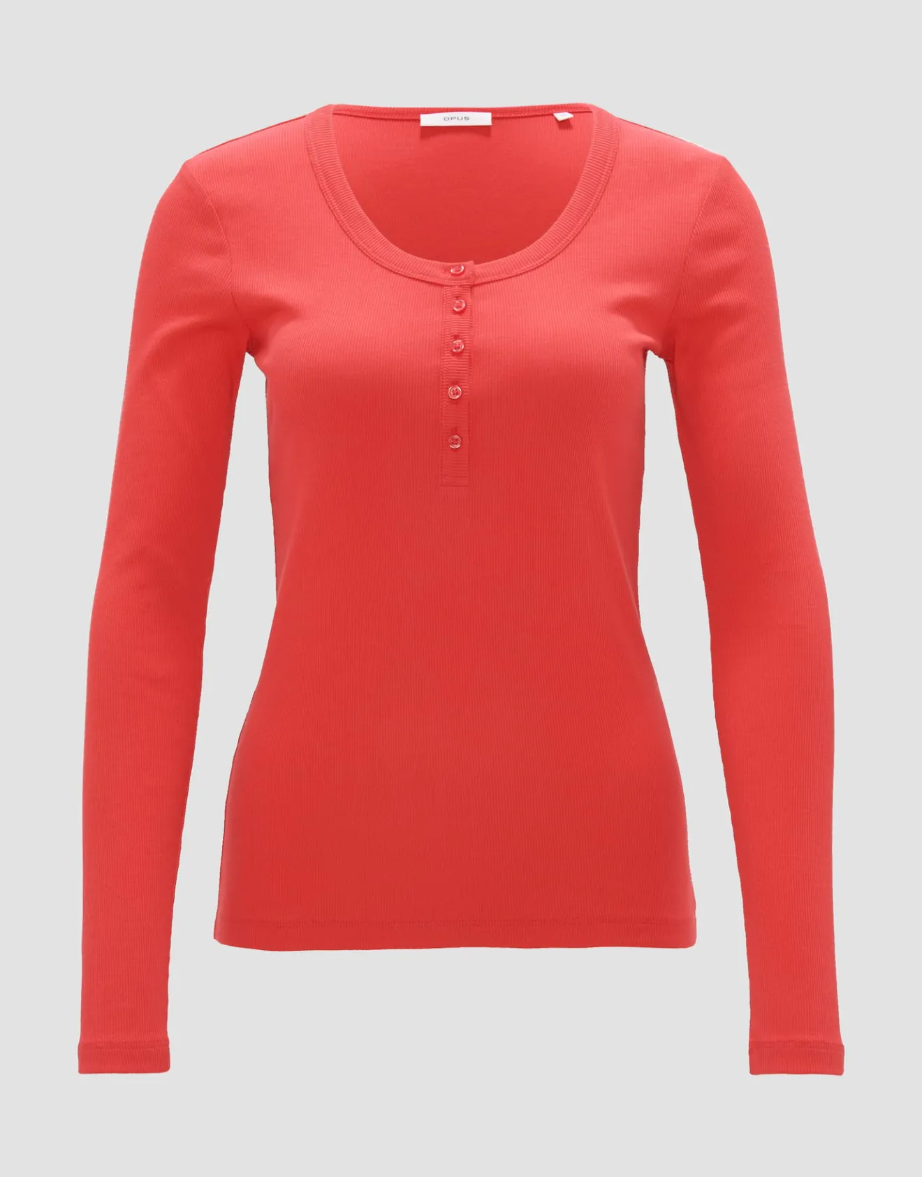 Discount Rippshirt SENLEY Slim aus nachhaltigem Baumwoll Mix Shirts