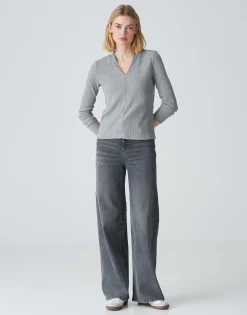 Outlet Rippshirt SOMOKO Regular aus weichem Jersey Shirts