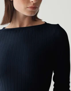 Store Rippshirt SOVKE Slim aus Baumwoll Mix Shirts