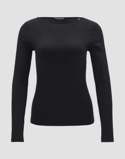 Store Rippshirt SOVKE Slim aus Baumwoll Mix Shirts