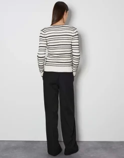 Best Rippstrickpullover TIFFIE Slim aus Baumwoll Mix Strick