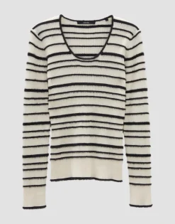 Best Rippstrickpullover TIFFIE Slim aus Baumwoll Mix Strick