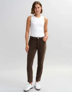 Best Sale Samthose EVITA GLAZED Slim Mid Rise aus BCI Cotton Mix Jeans