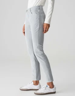 Store Samthose EVITA GLAZED Slim Mid Rise aus BCI Cotton Mix Jeans