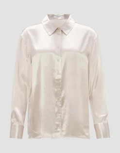 Cheap Satinbluse FENZY Loose aus fließender Viskose Blusen