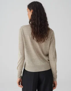 Cheap Schimmernder Pullover PLITZA Regular aus Viskose Mix Strick