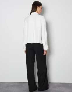 Cheap Schluppenbluse ZELDORA Loose aus Viskose Twill Blusen