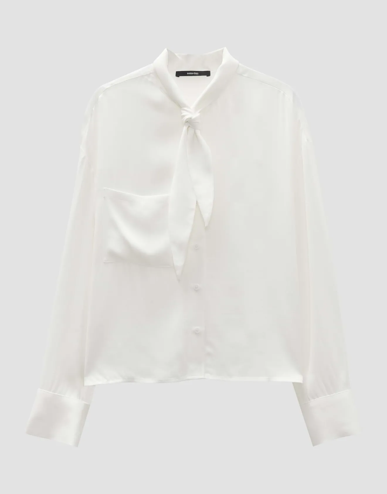 Cheap Schluppenbluse ZELDORA Loose aus Viskose Twill Blusen