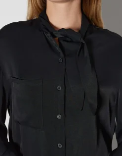 Hot Schluppenbluse ZELDORA Loose aus Viskose Twill Blusen