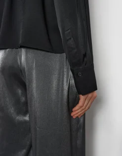 Hot Schluppenbluse ZELDORA Loose aus Viskose Twill Blusen