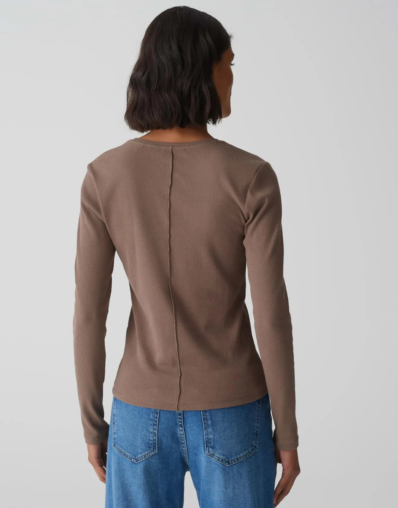 Shop Schmales Rippshirt Sadalie aus BCI Cotton Mix Basics|Shirts