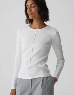 Sale Schmales Rippshirt Sadalie aus BCI Cotton Mix Basics|Shirts