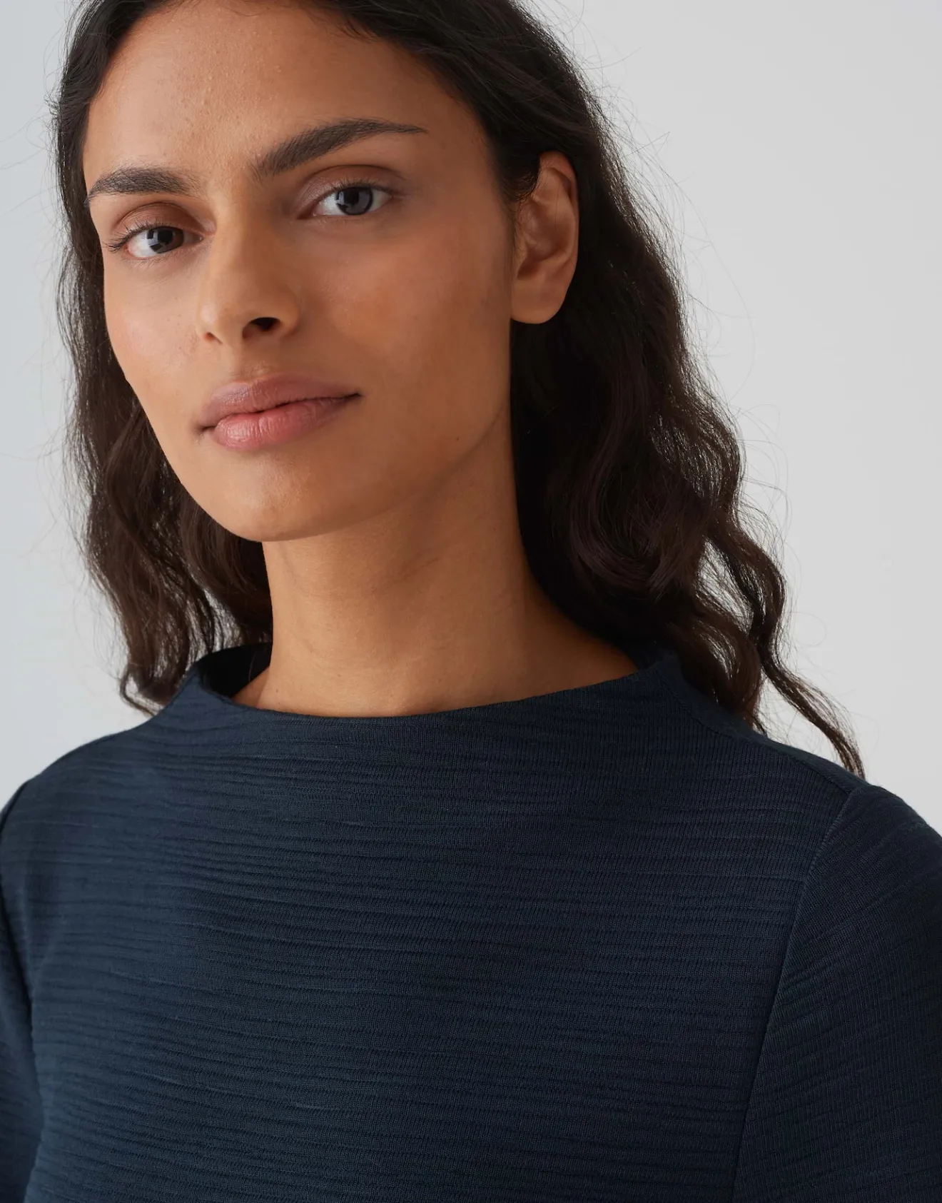 Clearance Shirt SAHIRA Regular mit Streifenstruktur Shirts