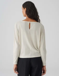Clearance Shirt SIGLAM Batwing Fit aus schimmerndem Jersey Shirts