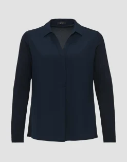 Store Shirtbluse FRERA Regular aus Material Mix Blusen