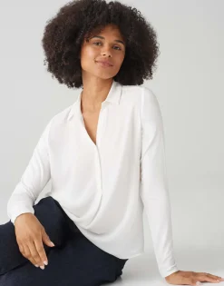 Outlet Shirtbluse FRERA Regular aus Material Mix Blusen