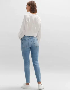 Best Sale Slim Jeans EVITA Mid Rise aus stretchigem BCI Cotton Mix Jeans