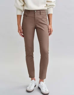 Clearance Slim Jeans EVITA REMIX Mid Rise mit Coating Hosen|Jeans