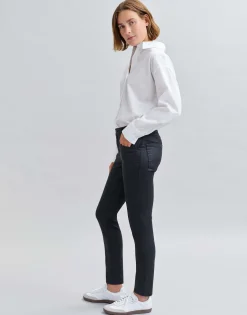Cheap Slim Jeans EVITA REMIX Mid Rise mit Coating Hosen|Jeans