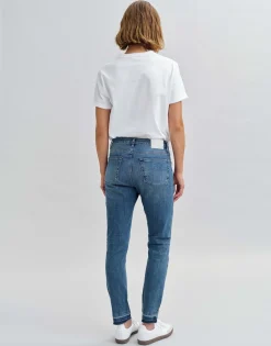 Cheap Slim Jeans EVITA URBAN Mid Rise aus softem BCI Cotton Mix Jeans