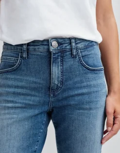 Cheap Slim Jeans EVITA URBAN Mid Rise aus softem BCI Cotton Mix Jeans