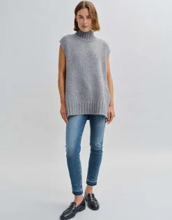 Cheap Slim Jeans EVITA URBAN Mid Rise aus softem BCI Cotton Mix Jeans