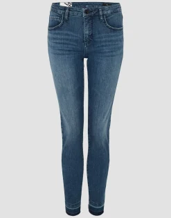 Cheap Slim Jeans EVITA URBAN Mid Rise aus softem BCI Cotton Mix Jeans