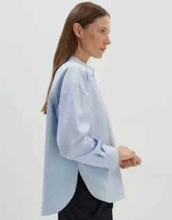 Best Sale Slip-on Bluse ZURIANA Loose aus nachhaltiger Baumwolle Blusen