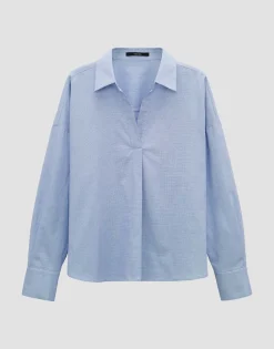 Best Sale Slip-on Bluse ZURIANA Loose aus nachhaltiger Baumwolle Blusen