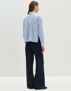 Cheap Streifenbluse ZOPPINA Loose aus nachhaltiger Baumwolle Blusen