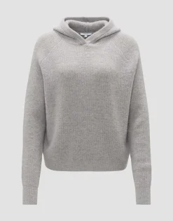 Fashion Strick Hoodie POODY Loose mit Alpaka Strick