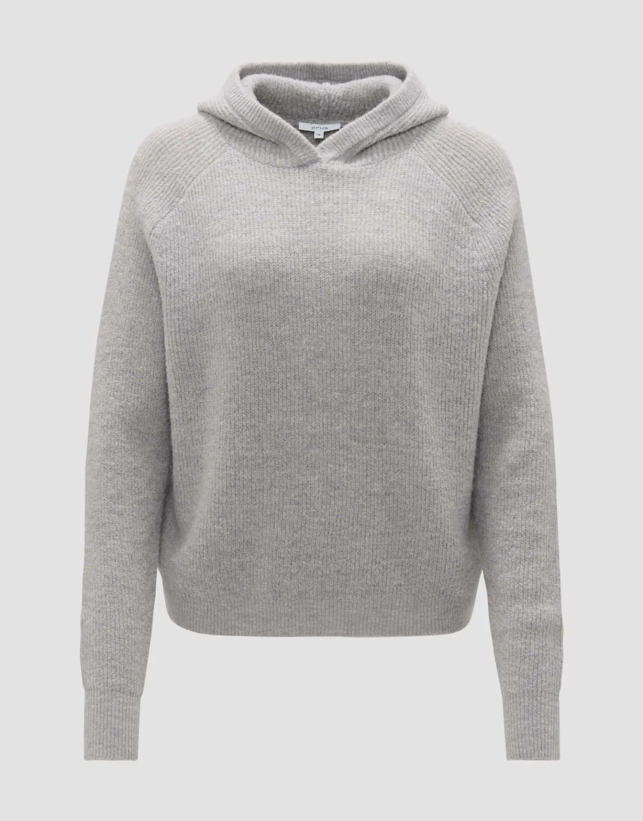 Fashion Strick Hoodie POODY Loose mit Alpaka Strick